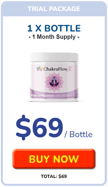 Buy ChakraFlowX 1 Bottle